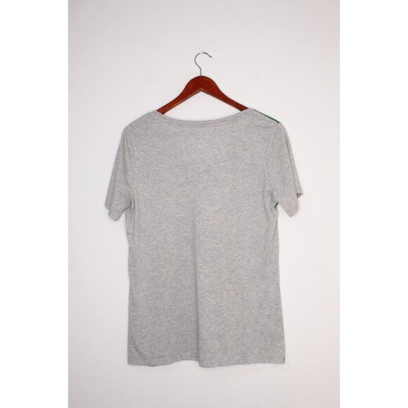 Oregon Ducks Graphic Nike Tee Women's L Gray Green Licensed Apparel Football - Picture 4 of 10